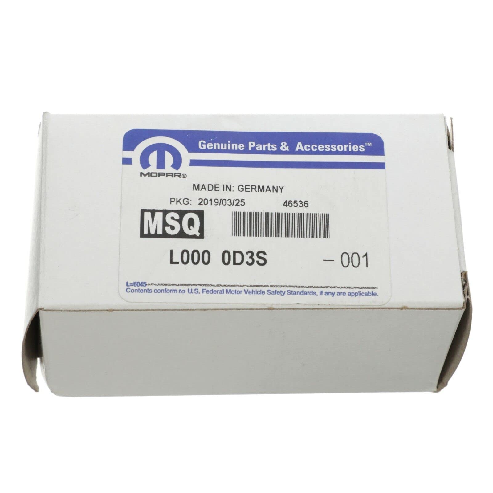 Mopar L0000D3S Headlamp Bulb Vehicle Specific, Compatible with model years 2011-2023