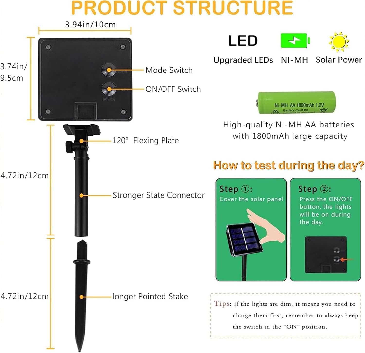 KAQ Solar String Lights 400LED 132FT Waterproof Cool White Green Wire 8 Modes for Outdoor Christmas Party Wedding Garden