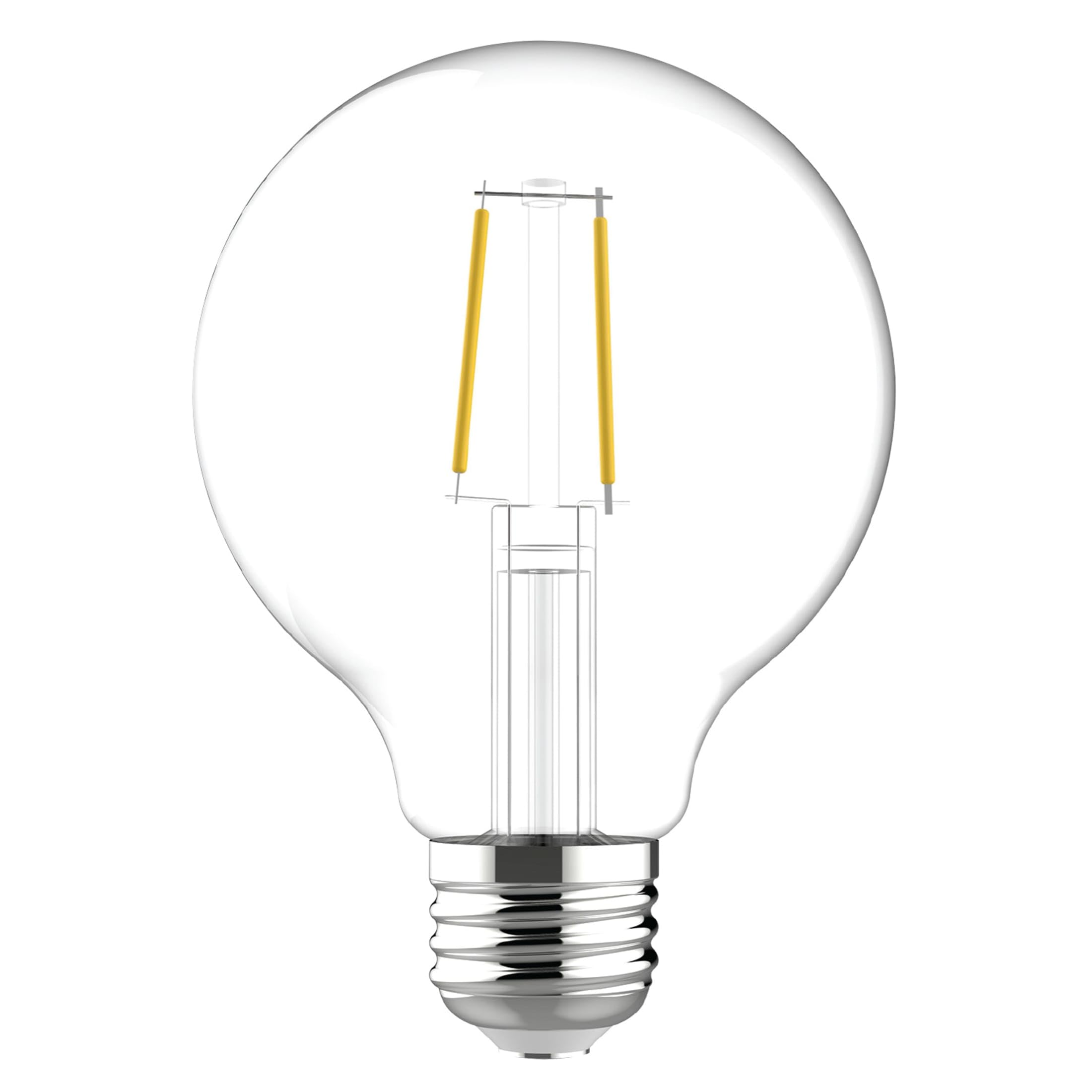Ge Refresh Led Light Bulb, 40 Watt, Daylight, G25 Globe Bulb, Clear, Medium Base (1 Pack)