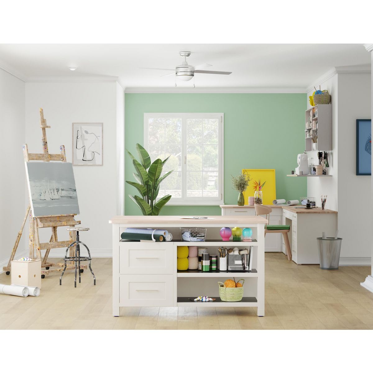 Progress Lighting P8222-28-30K Led Flush Mount, White