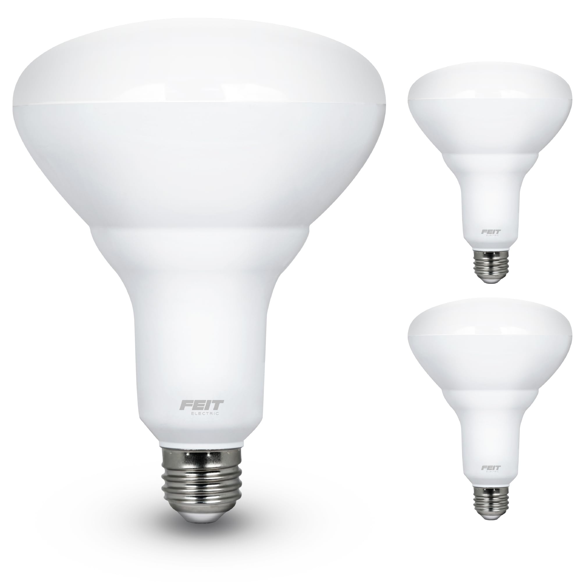 Feit Electric LED BR40 Bulbs, Dimmable, 65W Equivalent, 850 Lumens, 5000k Daylight, 2 Pack, Model BR40DM/850/