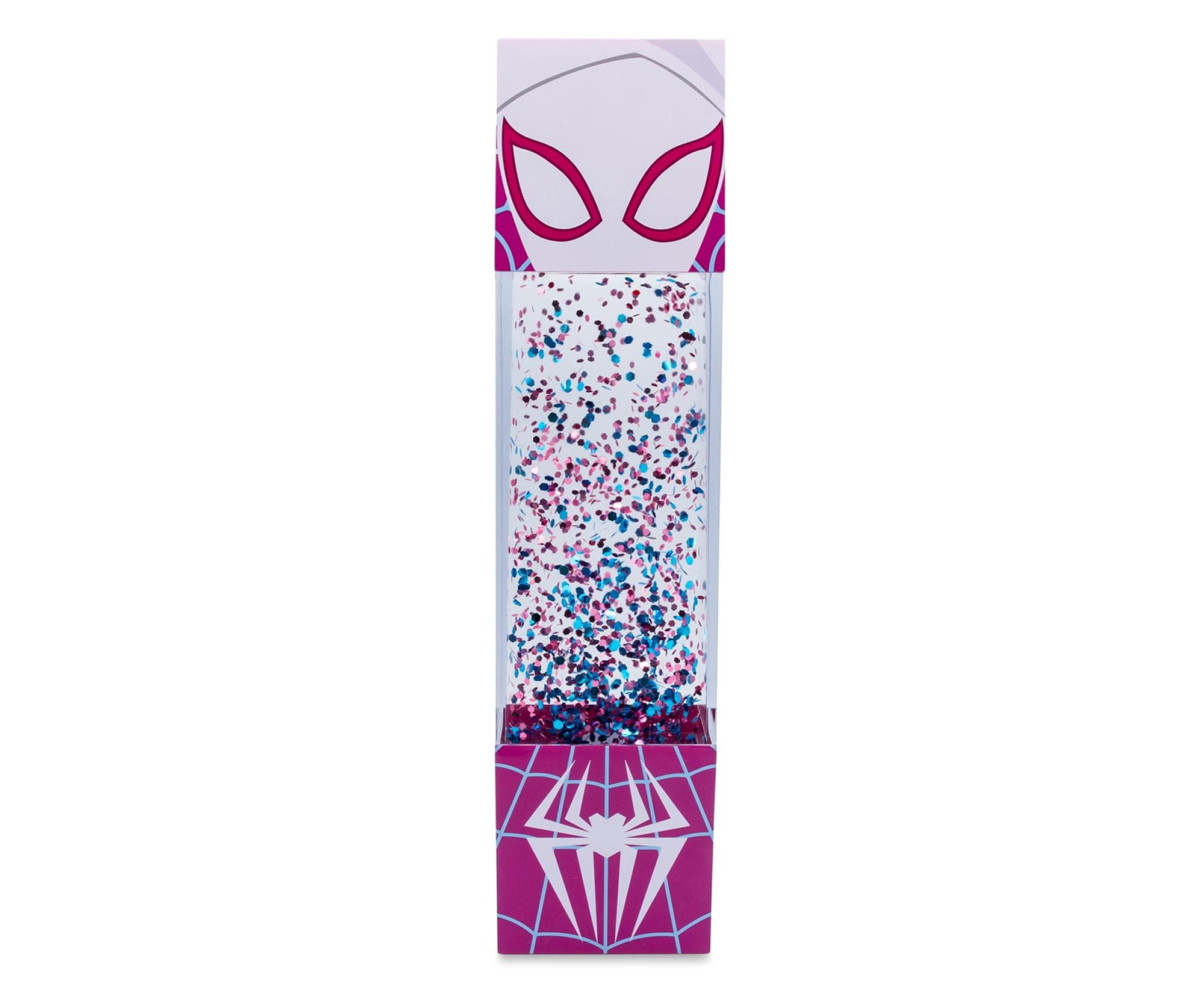 Ukonic Marvel Spider-Gwen USB Powered Glitter Motion Lamp - 12 Inches, LED Light for Bedroom, Desk, Living Room, Cast/Stone/Metal
