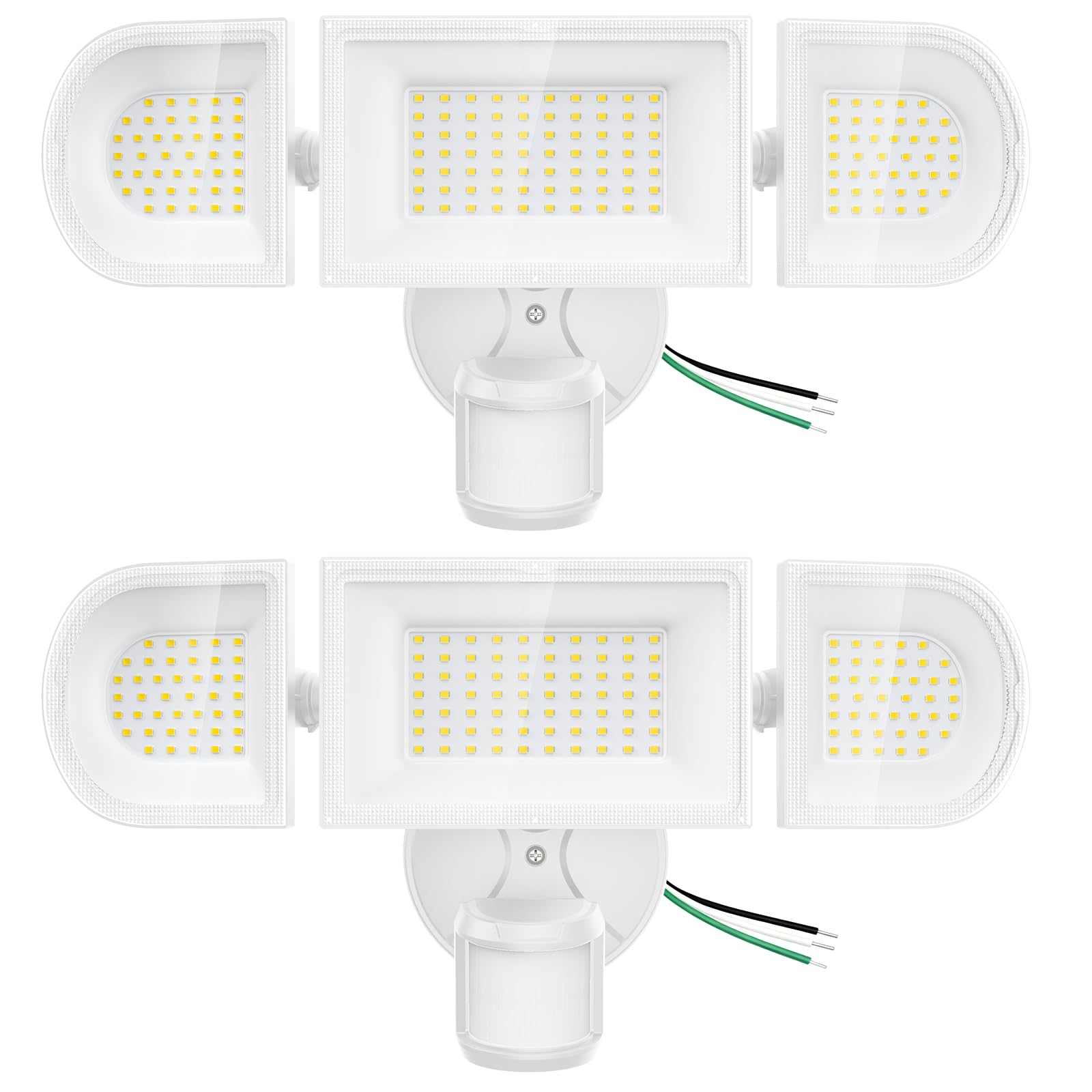 150W Motion Sensor Lights Outdoor For Outside  15000Lm Led Flood Lights Outdoor Wired Dusk To Dawn  Exterior Security Floodlight Fixture Waterproof Ip65  Outdoor Lighting For House  Garage 2 Pack