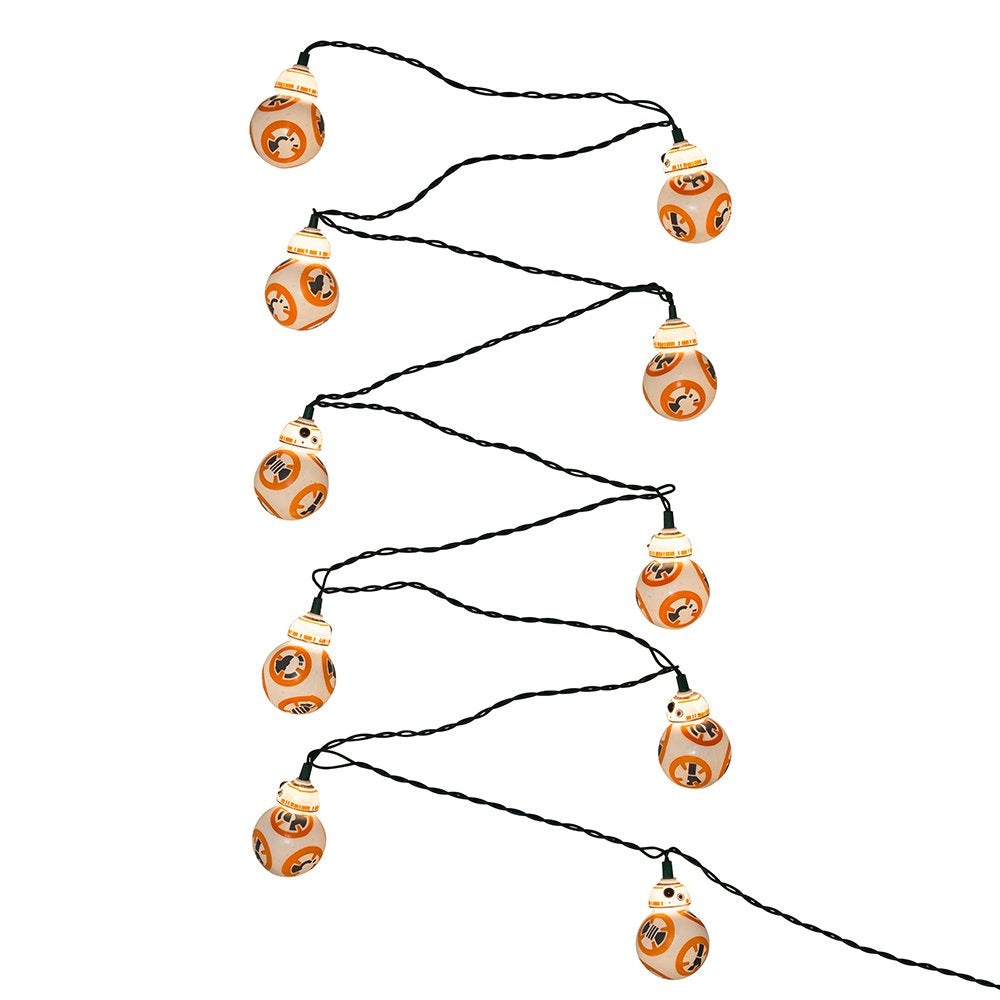 Kurt Adler SW9168 Ul 10-Light Star Wars Bb8 Light Set