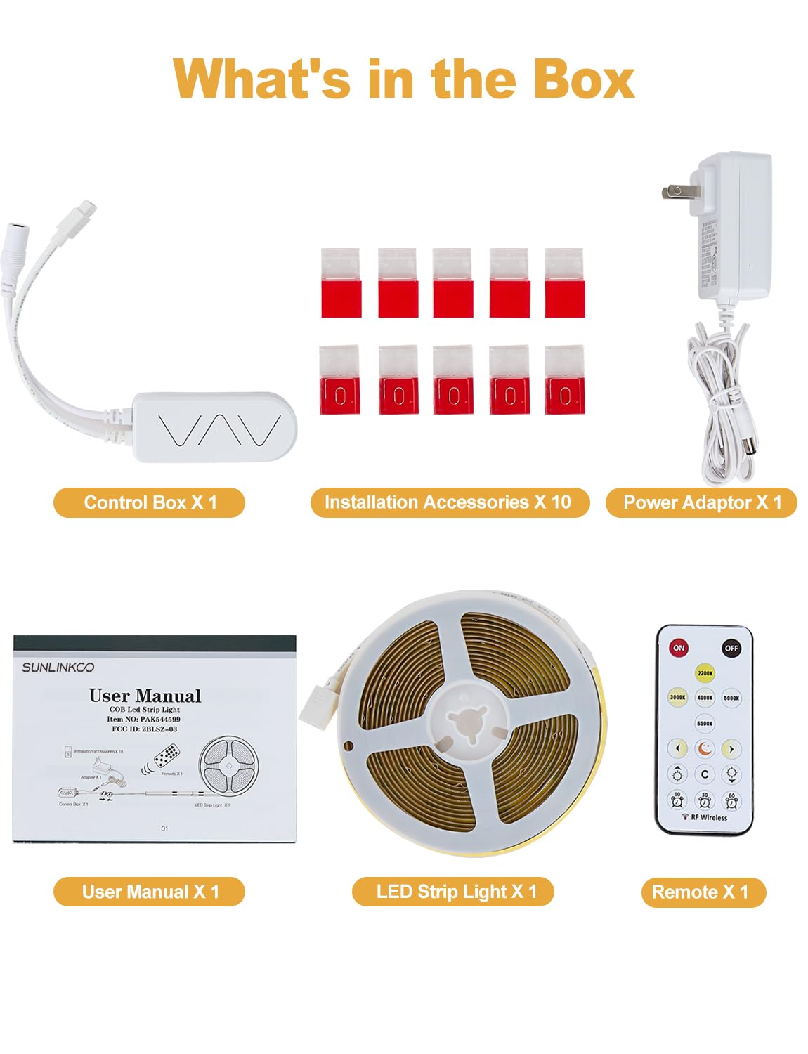 Cob Led Strip Light 16.4Ft  Dimmable 2300K-6500K White Cct Tunable  Dc 24V Cuttable Led Tape Light  High Density 3040 Led 36W Cri 90  App Remote Control  Music Mode  For Home Diy  Living Room  Bedroom