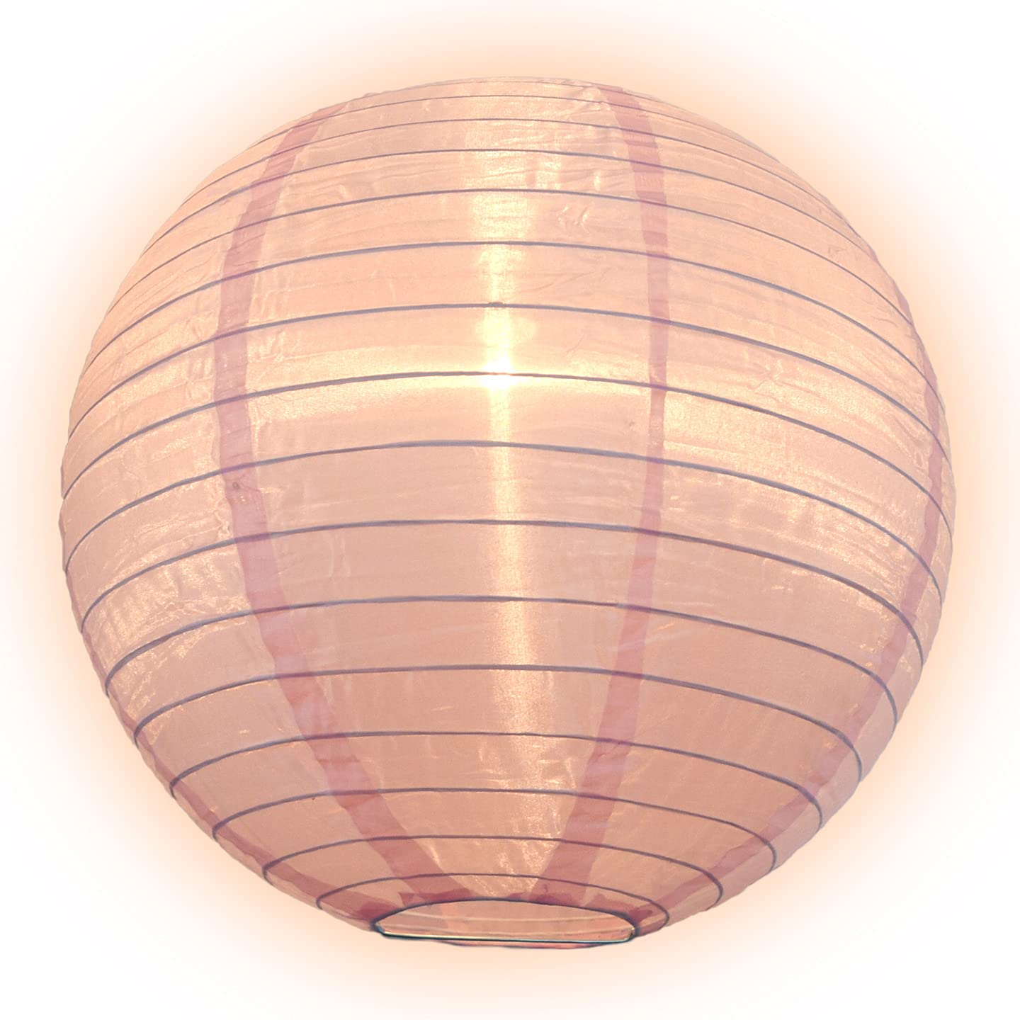 Paperlanternstore.Com 24 Inch Pink Nylon Lantern, Durable Hanging Decoration