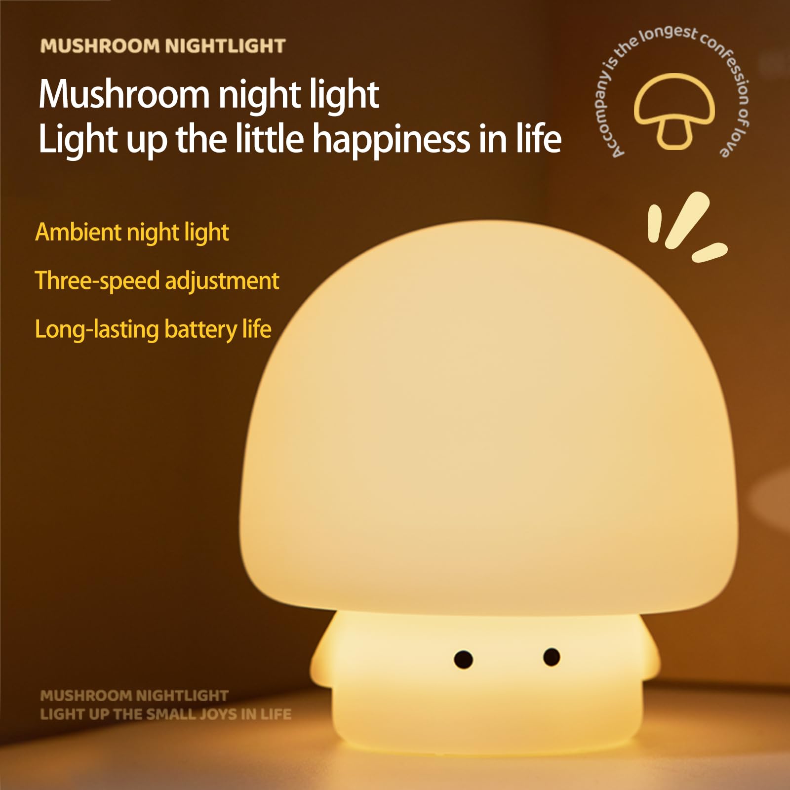 YEEFIGRO Cute Baby Night Light for Kids,Rechargeable Dimmable Silicone Nursery Toddler Animal Nightlight,Squishy Lamp for Night