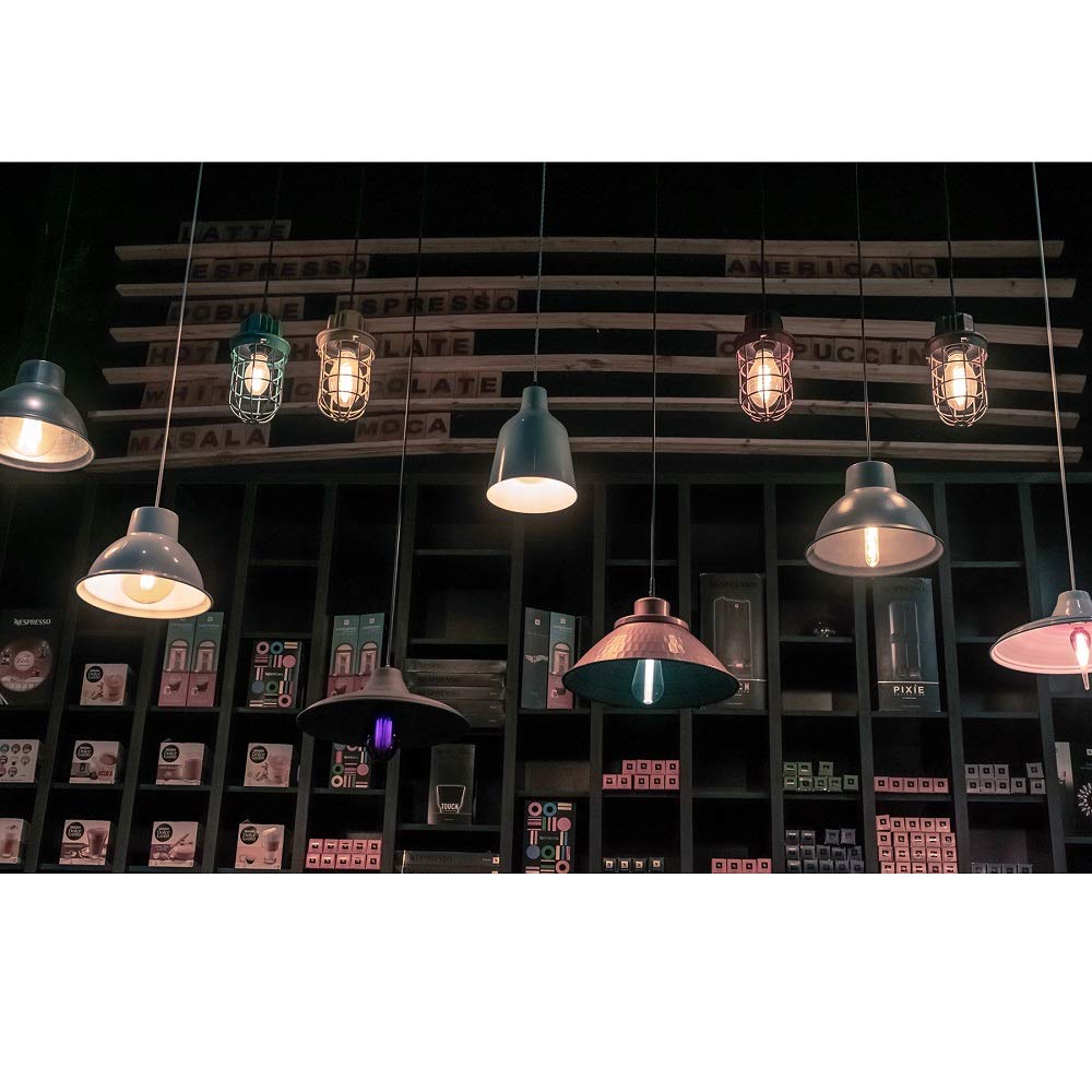 Feit Electric Vintage Exposed Filament Amber Glass Led T10 With A Medium E26 Base Light Bulb - 40W Equivalent - 10 Year Life - 300 Lumen - 2100K Soft White - Dimmable | Original Vintage