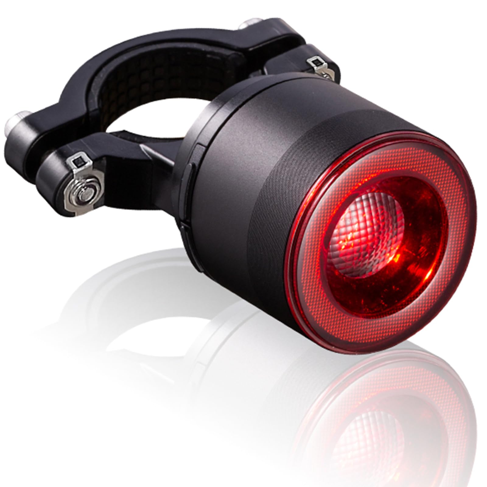 Smart Auto-Sensing Bike Brake Tail Light 300 Lumens High Brightness, 8-Level Adjustable, 800m Visibility, IP66 Waterproof, Alumi