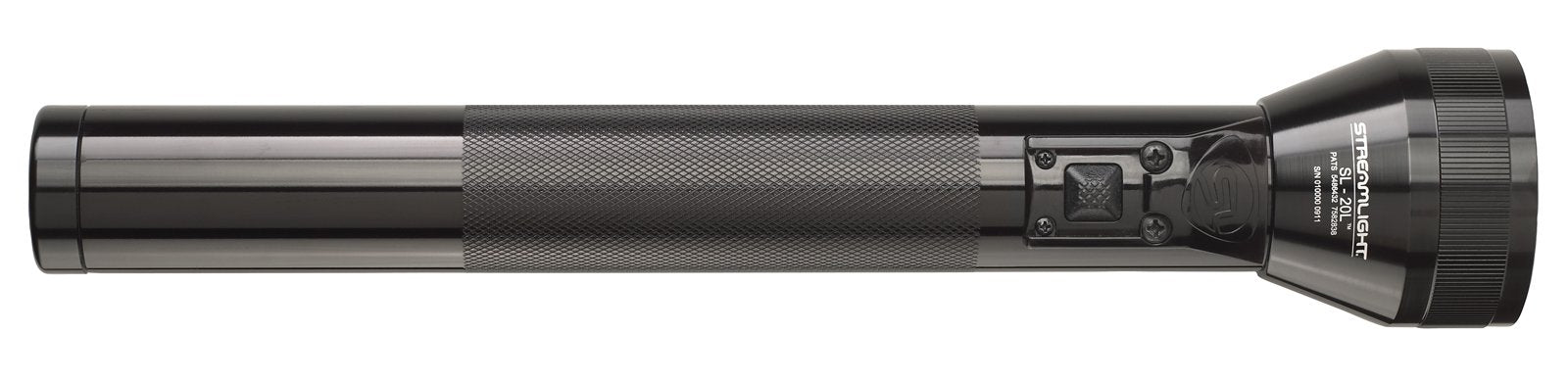 Streamlight 20702 Sl-20L 450-Lumen Full Size Rechargeable Led Flashlight With 12-Volt Dc Charger, Black