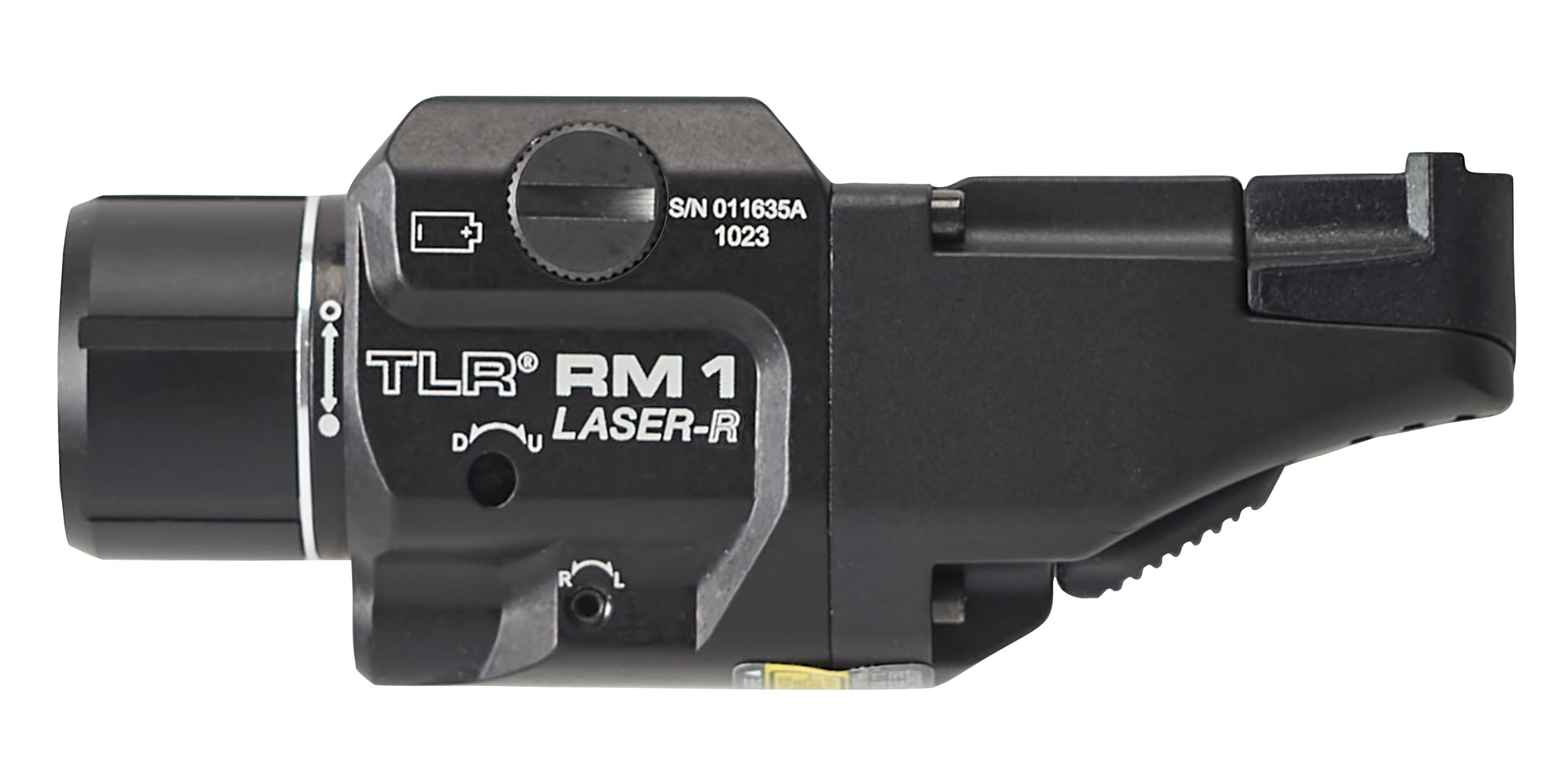 Streamlight 69445 TLR RM 1 500-Lumen Rail-Mounted Tactical Weapon Light with Integrated Red Aiming Laser, Remote Pressure Switch