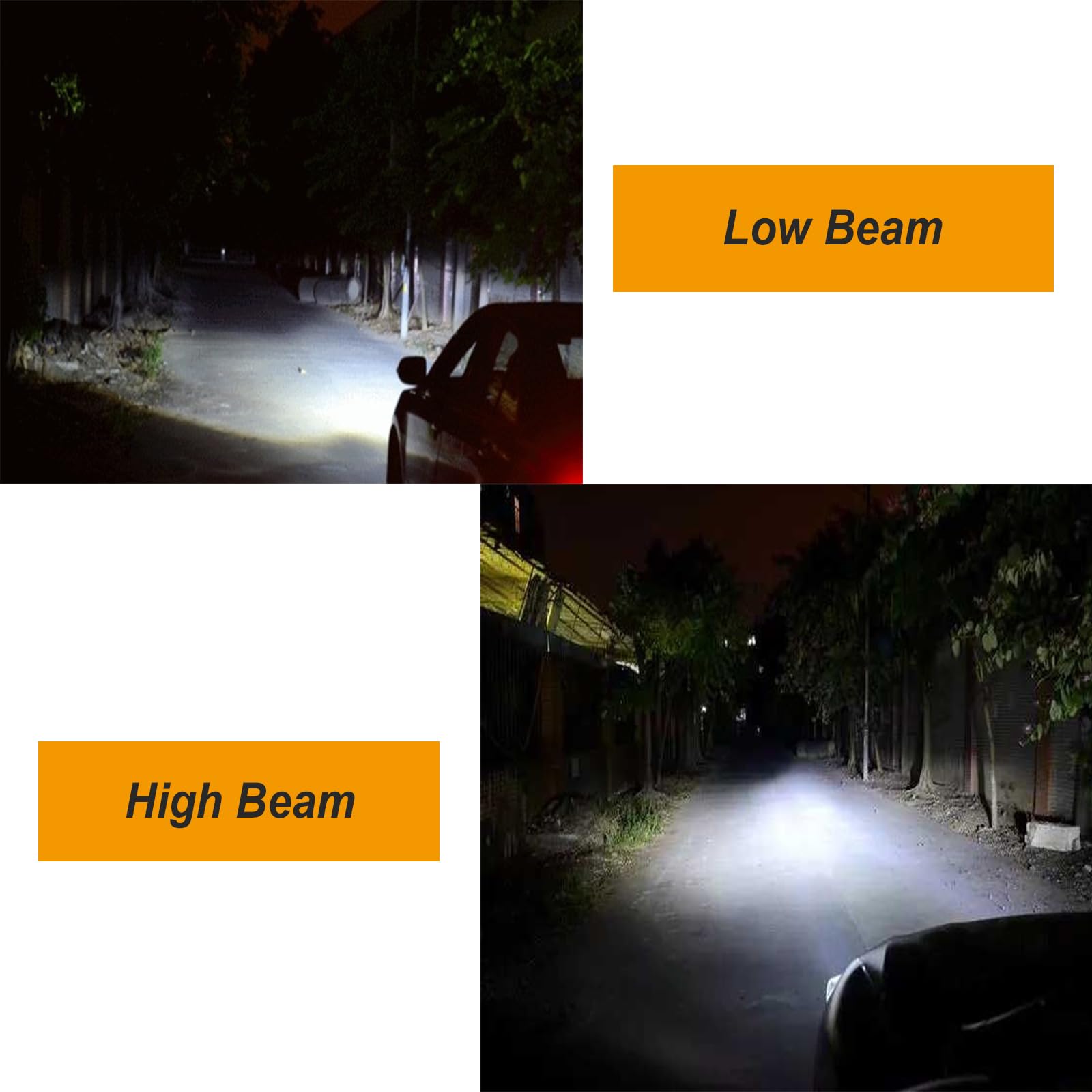 QYMOTO Hisun LED Bulb Lamp - Ultra Bright, White, Aluminum, Model QYMDP0001 for 400 500 700 UTV/ATV, Axis 500