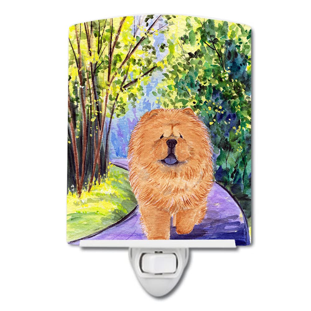 Carolines Treasures Ceramic Night Light, Chow Chow, UL-Certified, 6x4x3in, Multicolor, Model SS7003CNL
