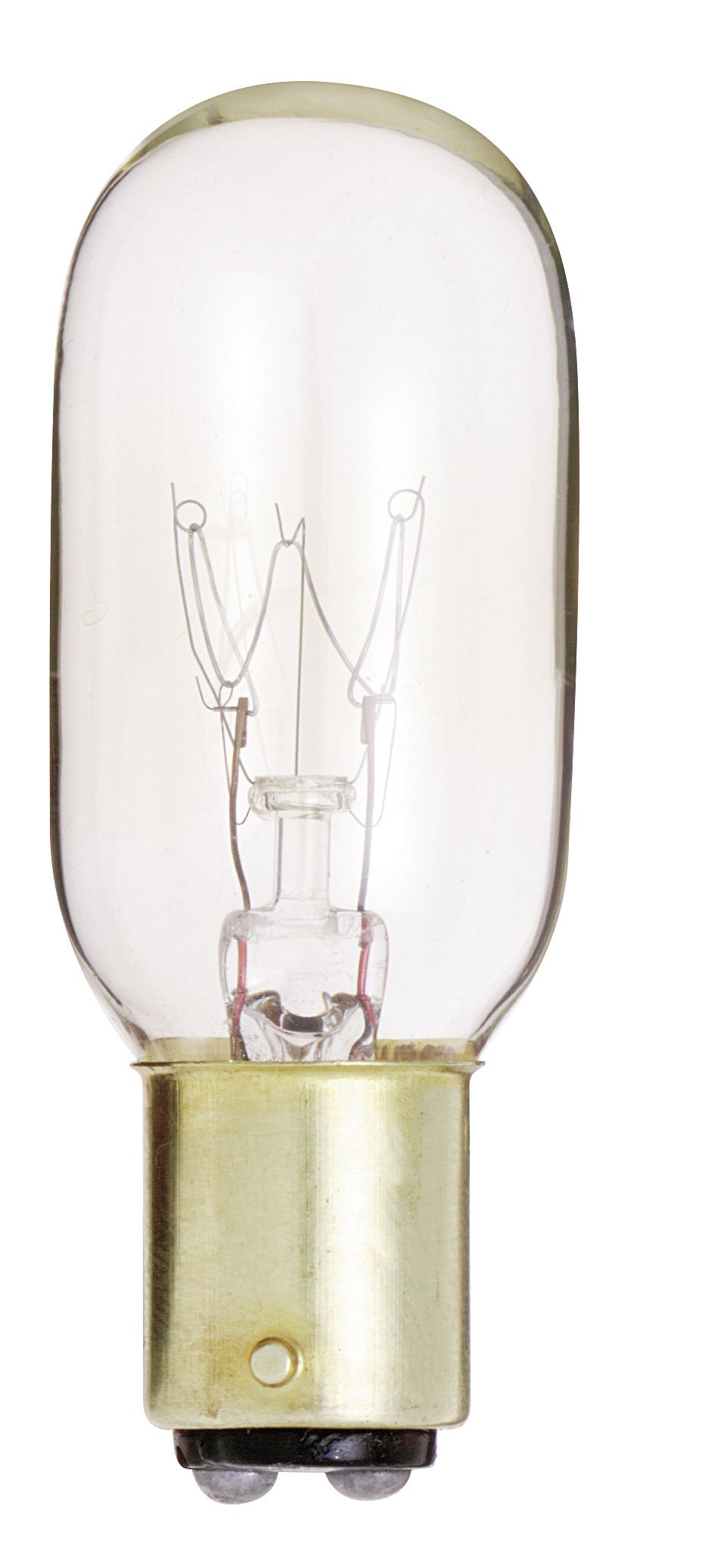 Satco S3909 Bayonet Bulb, Clear Glass, 2.63 Inches, 1 Count, Ideal For Home Lighting