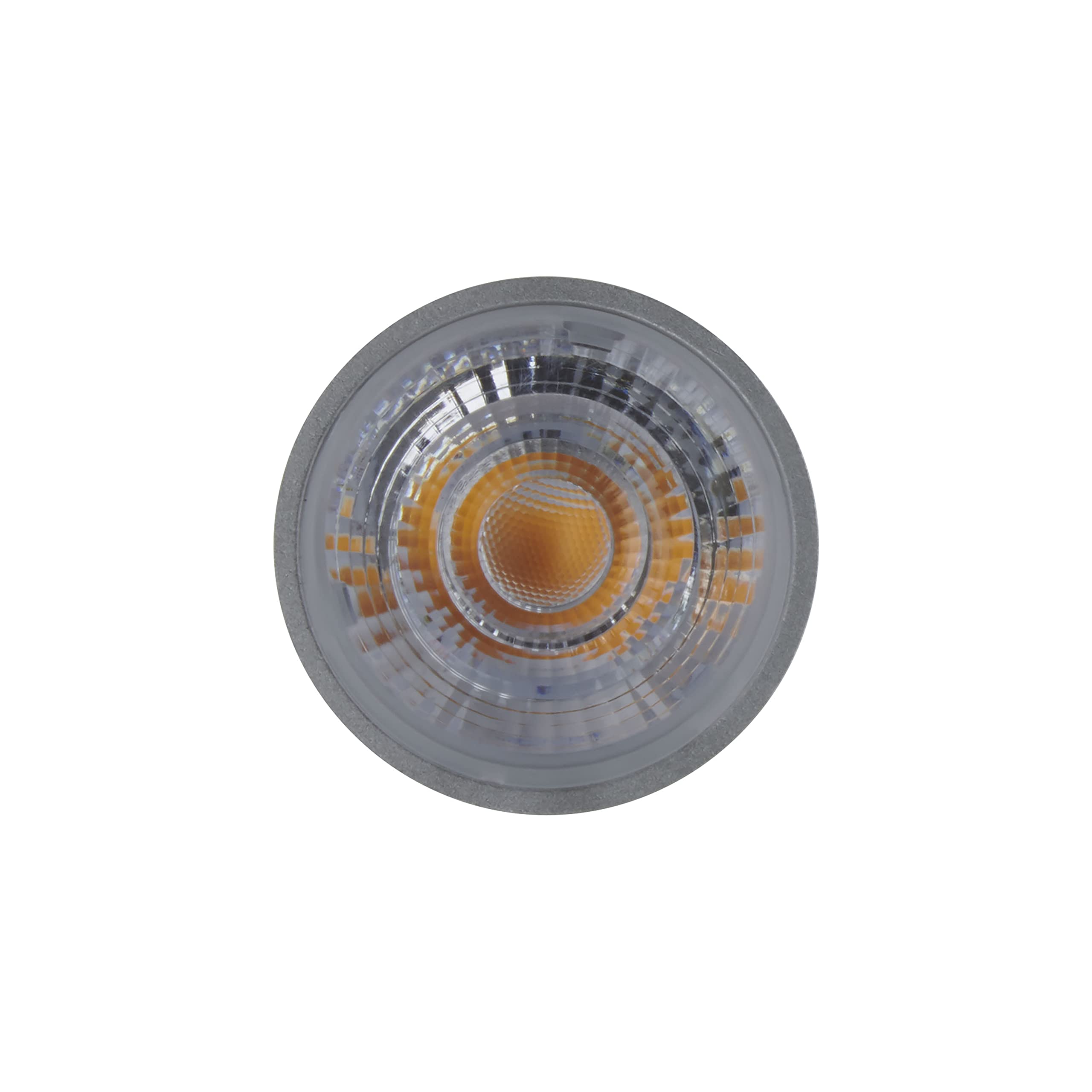 Satco S8635 8W Mr16 Led Silver-Back Reflector Light Bulb, Gu 5.3 Base, Dimmable, 15-Degree Beam, 2700K