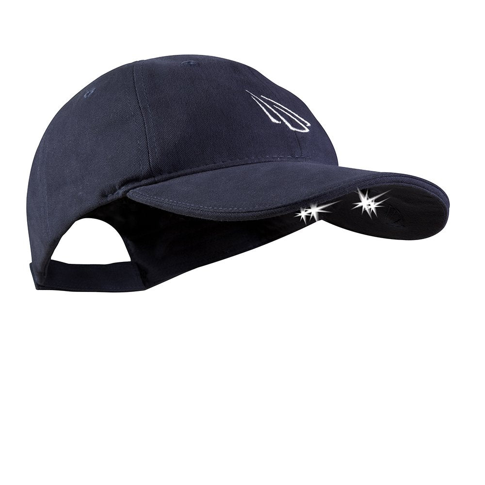 Powercap Led Hat 25/10 Ultra-Bright Hands Free Lighted Battery Powered Headlamp - Navy Unstructred Cotton (Cub4-280629)