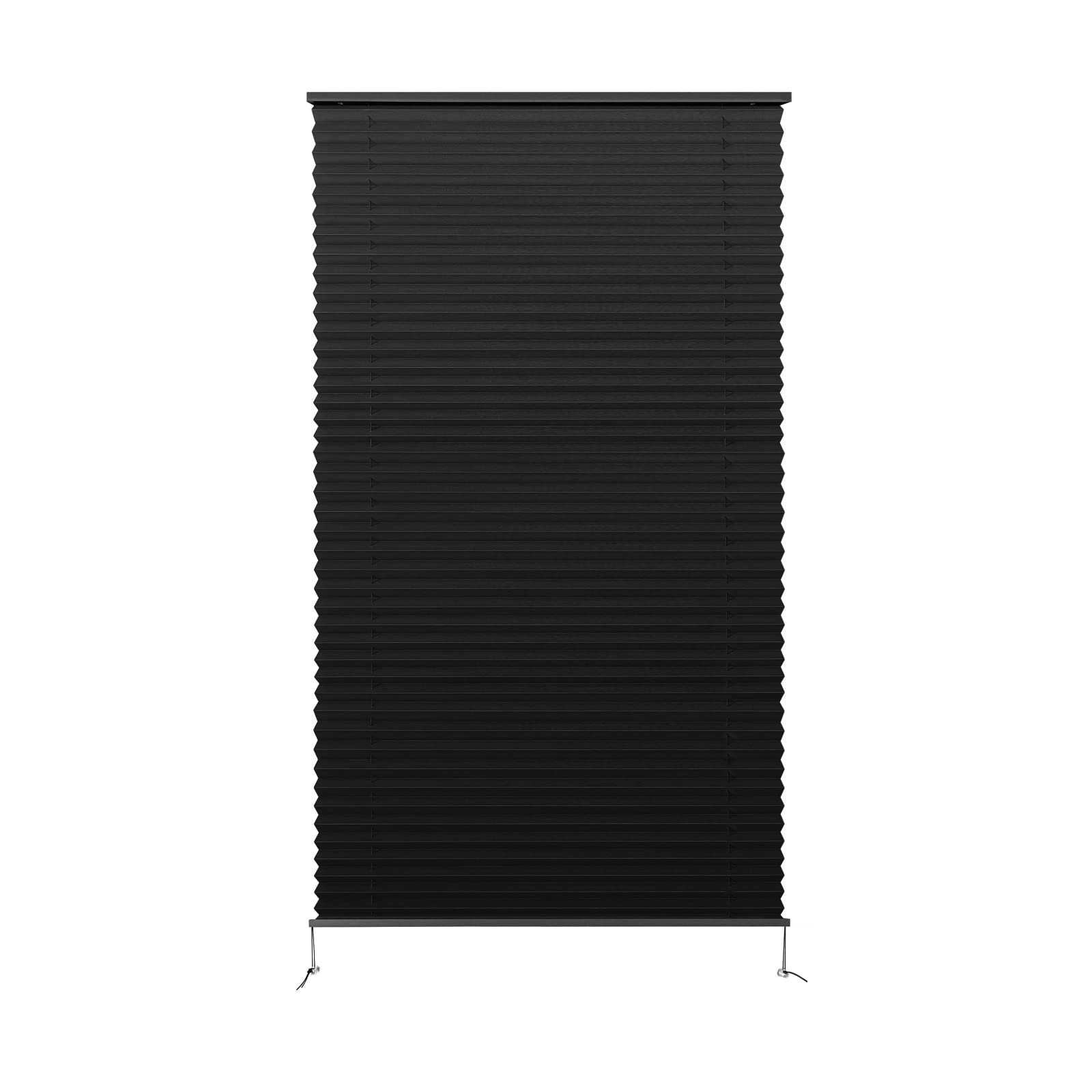 Dulepax Rv Blinds - Pleated Shades, 29'' W X 50'' L Black Rv Window Shades For Camper, Travel Trailers, Motorhome'S Window