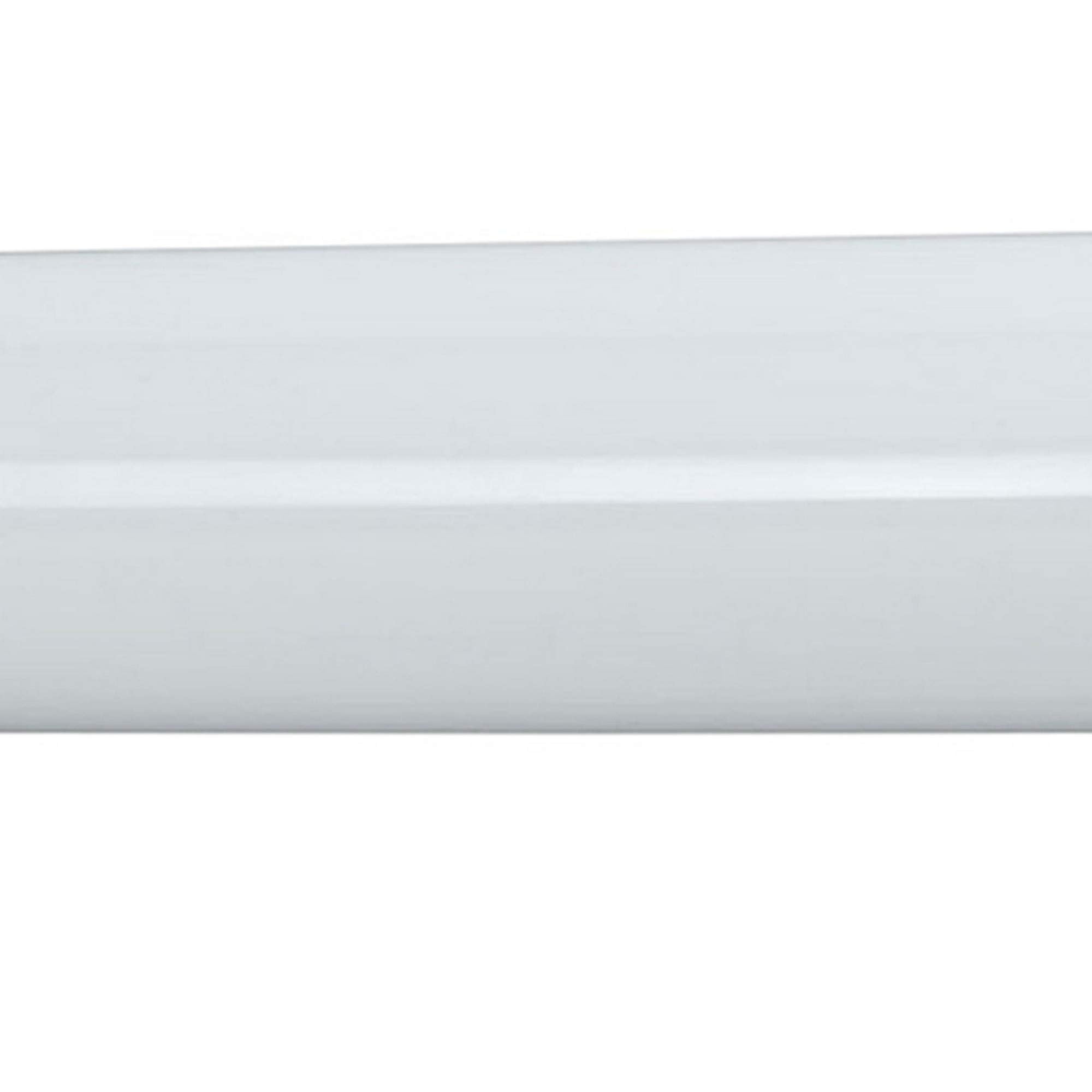 Benjara Pipe Design Metal Vanity Light With Hardwired Switch, Set Of 4, Small,White