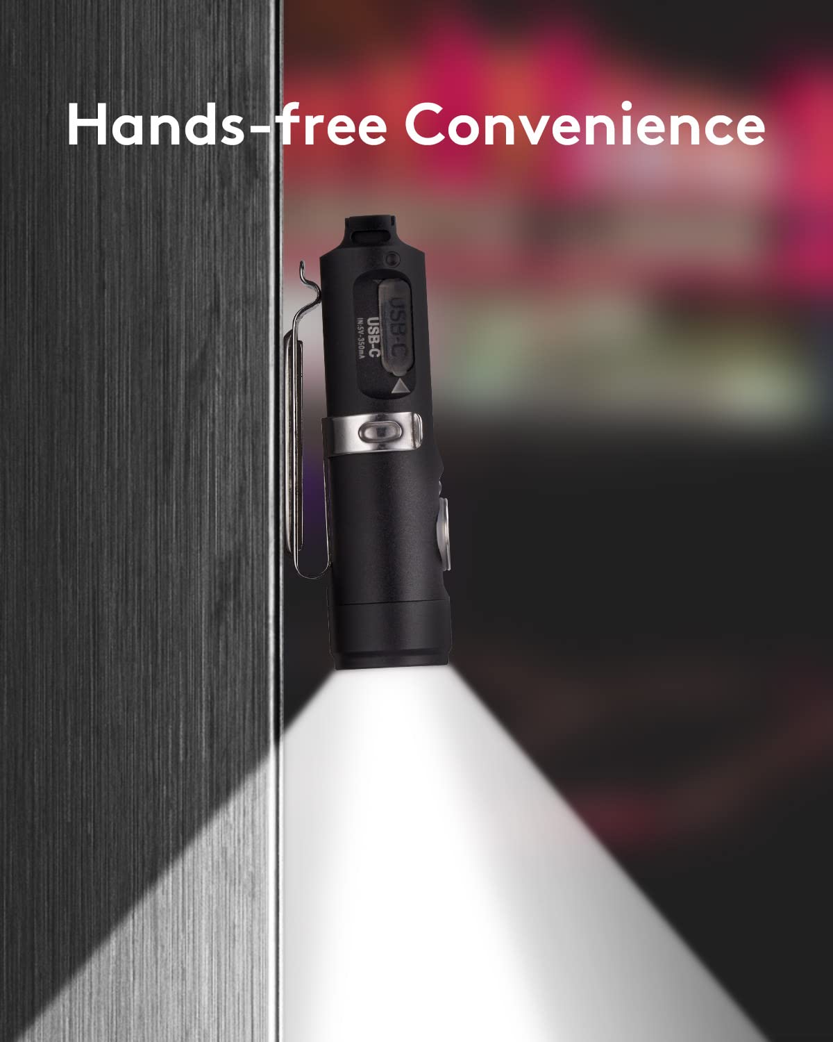 RovyVon Aurora A3 4th Generation EDC Keychain Flashlight, 650 Lumens Super Bright Mini Handheld Flashlight, Powered by USB Recha