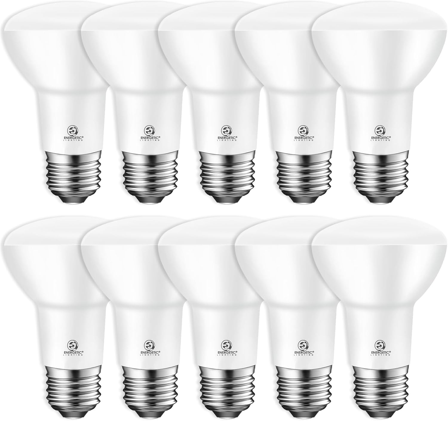 Energetic Br20 Led Bulb R20 Dimmable 2700K Soft White 45W Equivalent To 6.5W, Recessed Can Light Bulbs, Kitchen Ceiling Lights, 