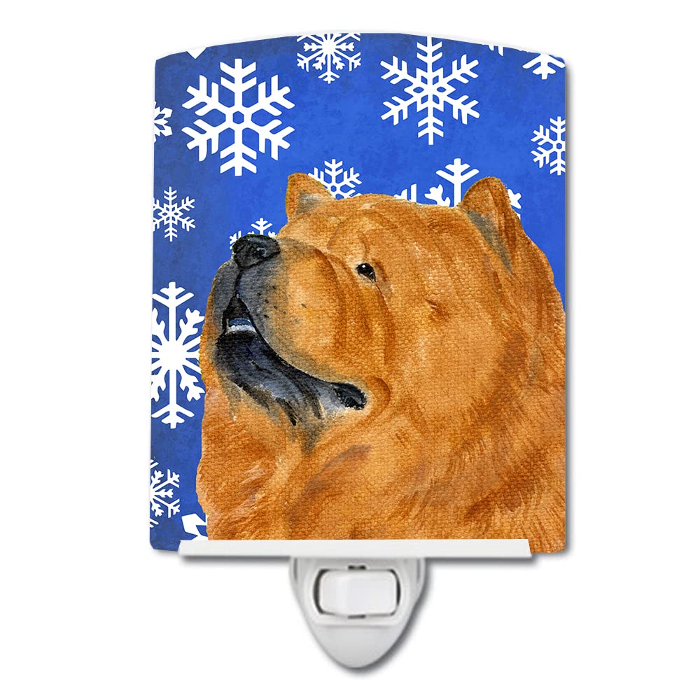 Carolines Treasures Ceramic Night Light, Chow Chow Design, 6x4x3 inches, Multicolor, Model SS4640CNL, UL-Certified
