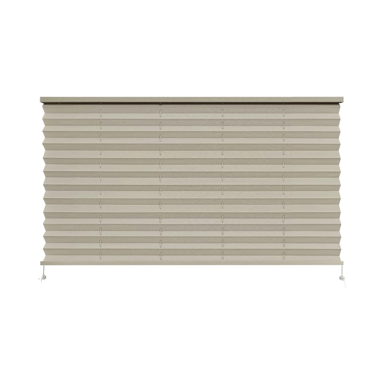 Dulepax RV Blinds - Pleated Shades  44 W x 16 L Cappuccino RV Window Blinds for Camper  Travel Trailers & Motorhome Windows