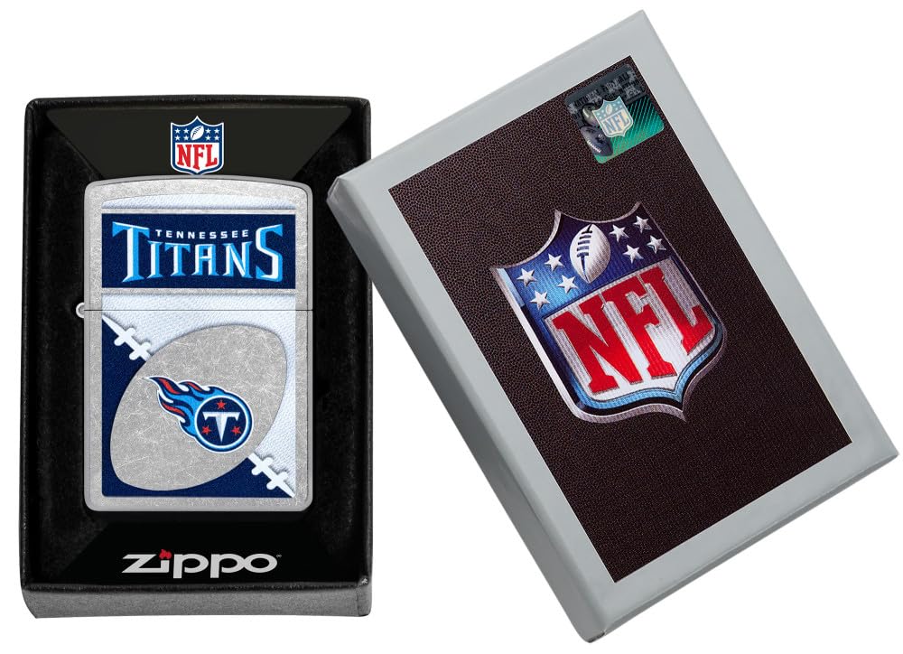 Zippo Nfl Tennessee Titans Street Chrome Pocket Lighter