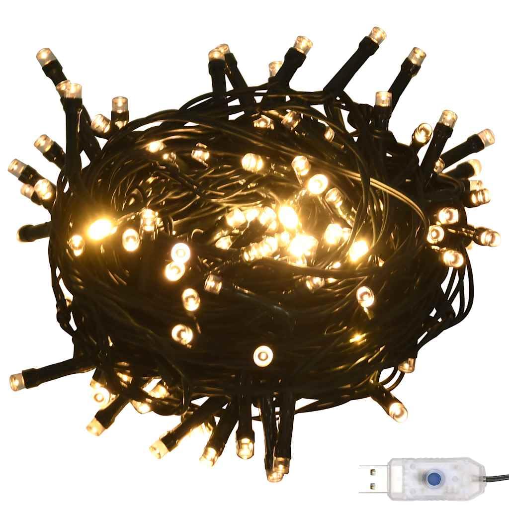 vidaXL 120-Piece Christmas Ball Set with 300 LEDs, Plastic, White and Gray, Model 330100, Holiday Decoration for Home and Office