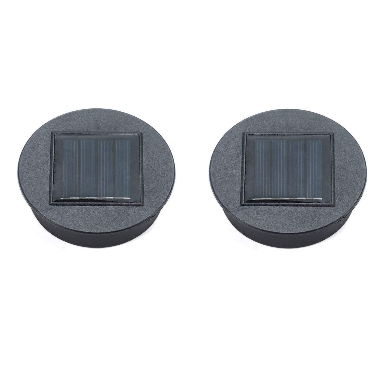 Origarden Solar-Lantern Waterproof Lights Replacement Top - Garden Decor Outdoor Lighting Decorative Patio Lighting Solar Replacement Top (Warm White, 2 Pack)…