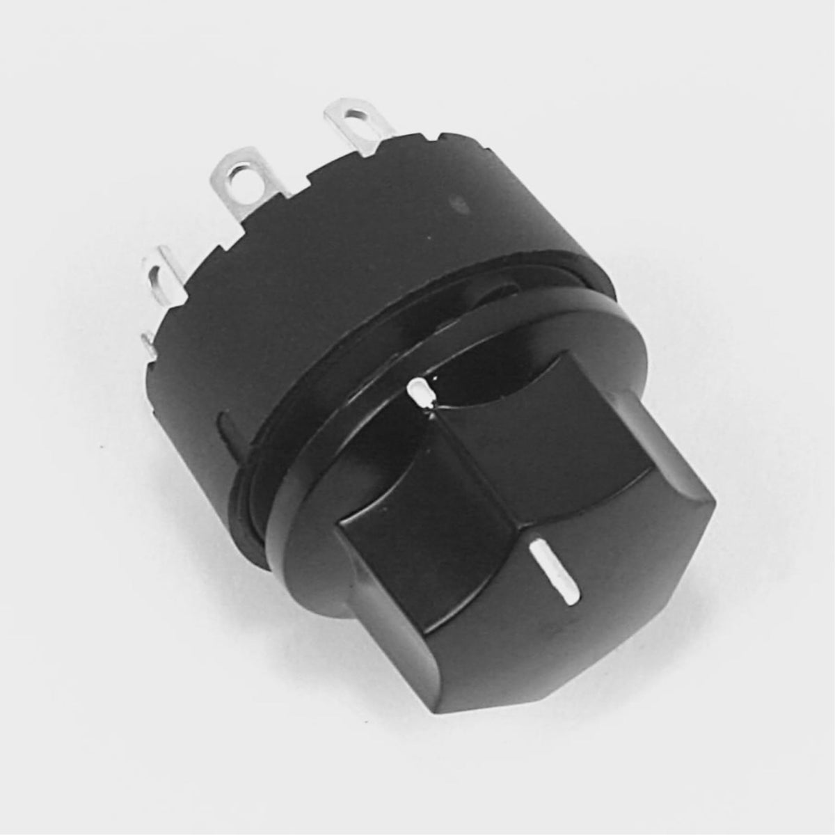 Jandorf Rotary Switch - 5 Terminals, Metal, Black, Model 61005, One Si ...