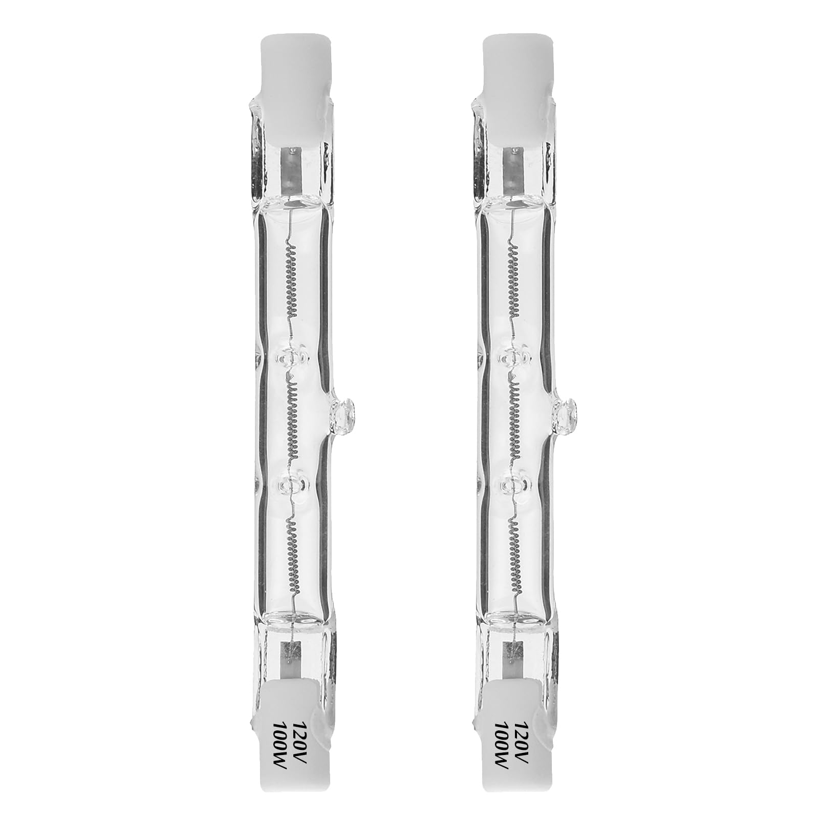 CATO-WDJ R7S Halogen Bulbs  T3 78mm 120V 100W 2700K Warm White Dimmable Double Ended Bulbs for Work  Ceiling Lights  Landscape Lights  Floor Lamps(2 Pack)