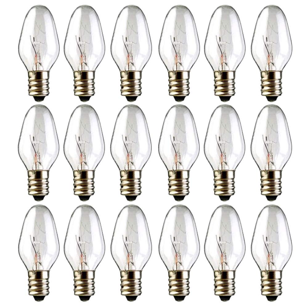 18-Pack Wax Warmer Bulbs, 15 Watt Wax Melt Warmer Light Bulbs For Scentsy Plug-In Nightlight Warmer Wax Diffuser And Candle Warm
