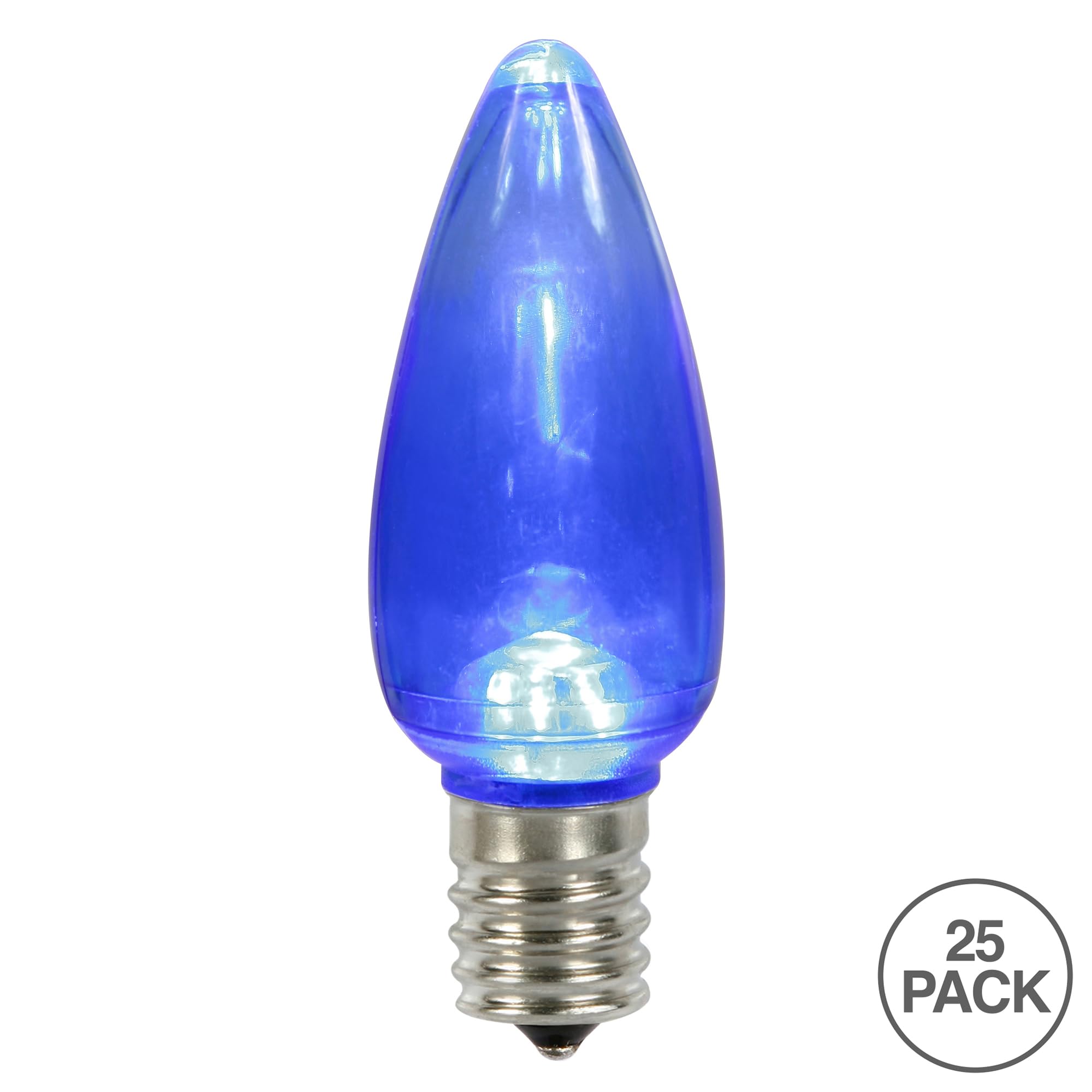 Vickerman C9 Blue Twinkle TranspLED Bulb 25/Box - XLEDTC92T-25
