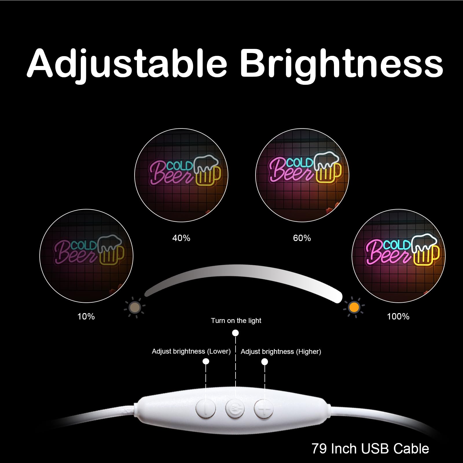 Looklight malt-inspired Neon Sign LED Light for Wall Decor 16.5 x 7.7 inches Cold malt-inspired Man Cave Kitchen Restaurant Parties