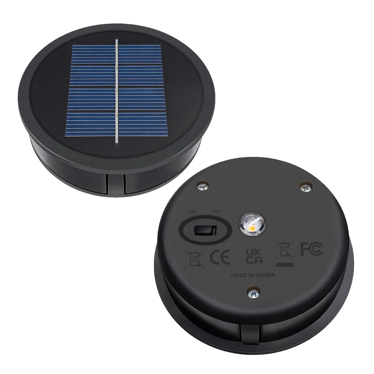 Aa 600Mah Solar Lights Replacement Top, Solar Panel For Outdoor Solar Lanterns Or Diy Solar Lights