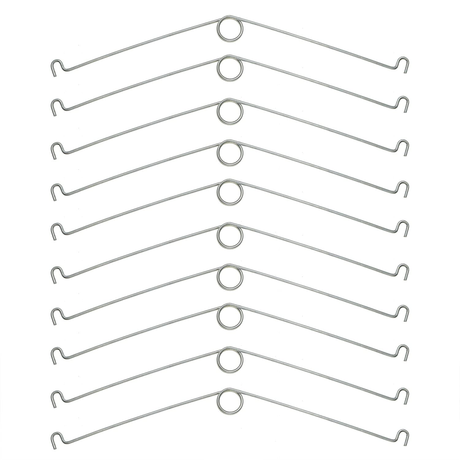 Dghaop 10Pcs Metal Recessed Light Spring Clips Recessed Lighting Trims 7.9&quot; Torsion Spring Recessed Lighting Accessories