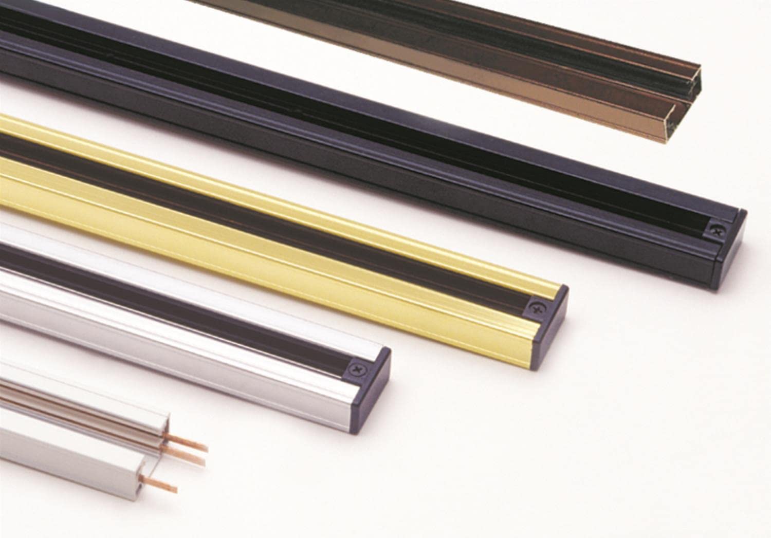 Cal 6 FT Track 3 Wires Metal Black Model HT-272-BK 72 x 0.7 x 1.4 Inches