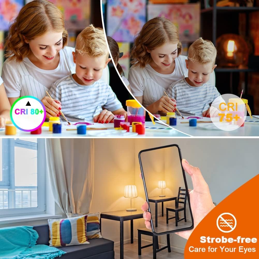 G40 E26 1W Low Wattage Led Bulbs Vintage Small Globe Filament Nightlight 10 Watt Edison Style Amber Bulb, 2200K Warm White Non D