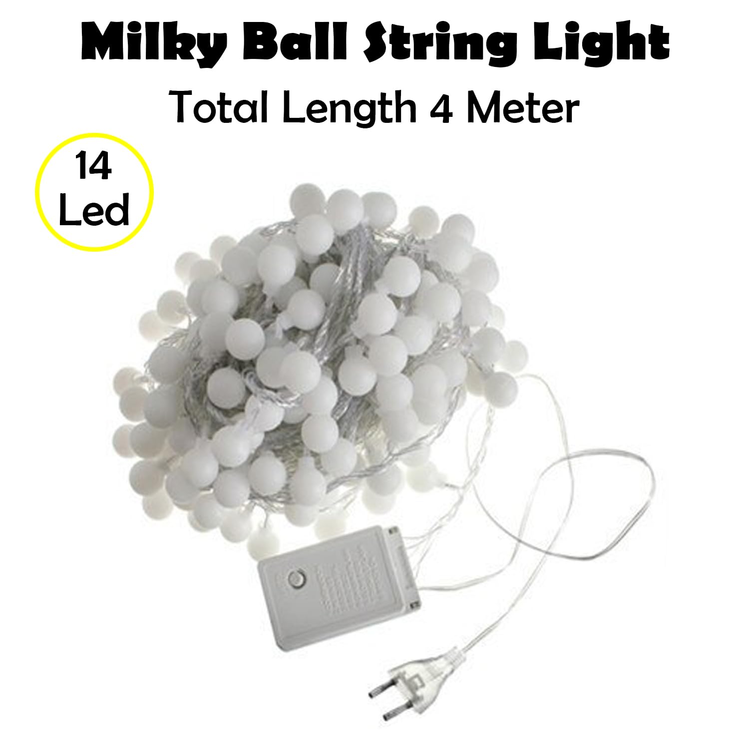 Party Propz Bubble Ball Lights for Decoration - 14 Feet, 14 Led, Ball Lights for Decoration for Indoor Outdoor | Decorative Ligh