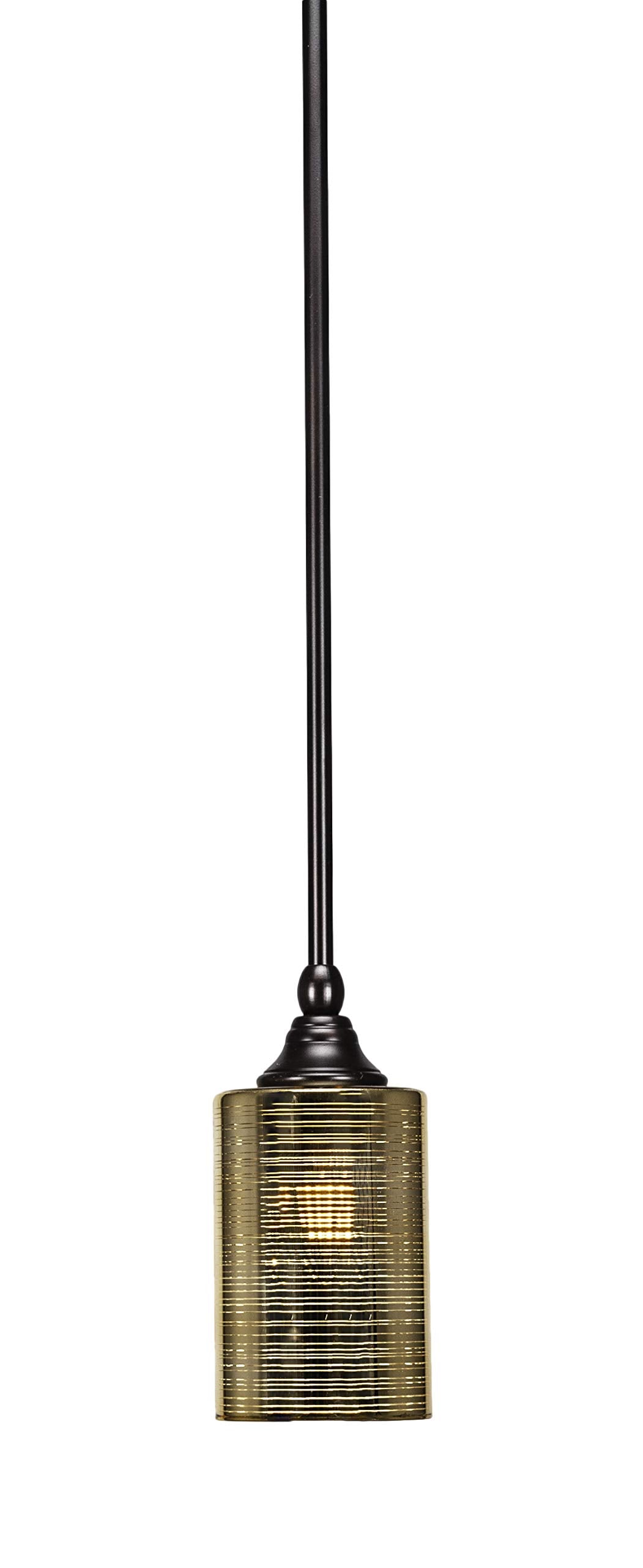 Toltec Lighting 1 Light Mini Pendant In Espresso (23-Es-6400)
