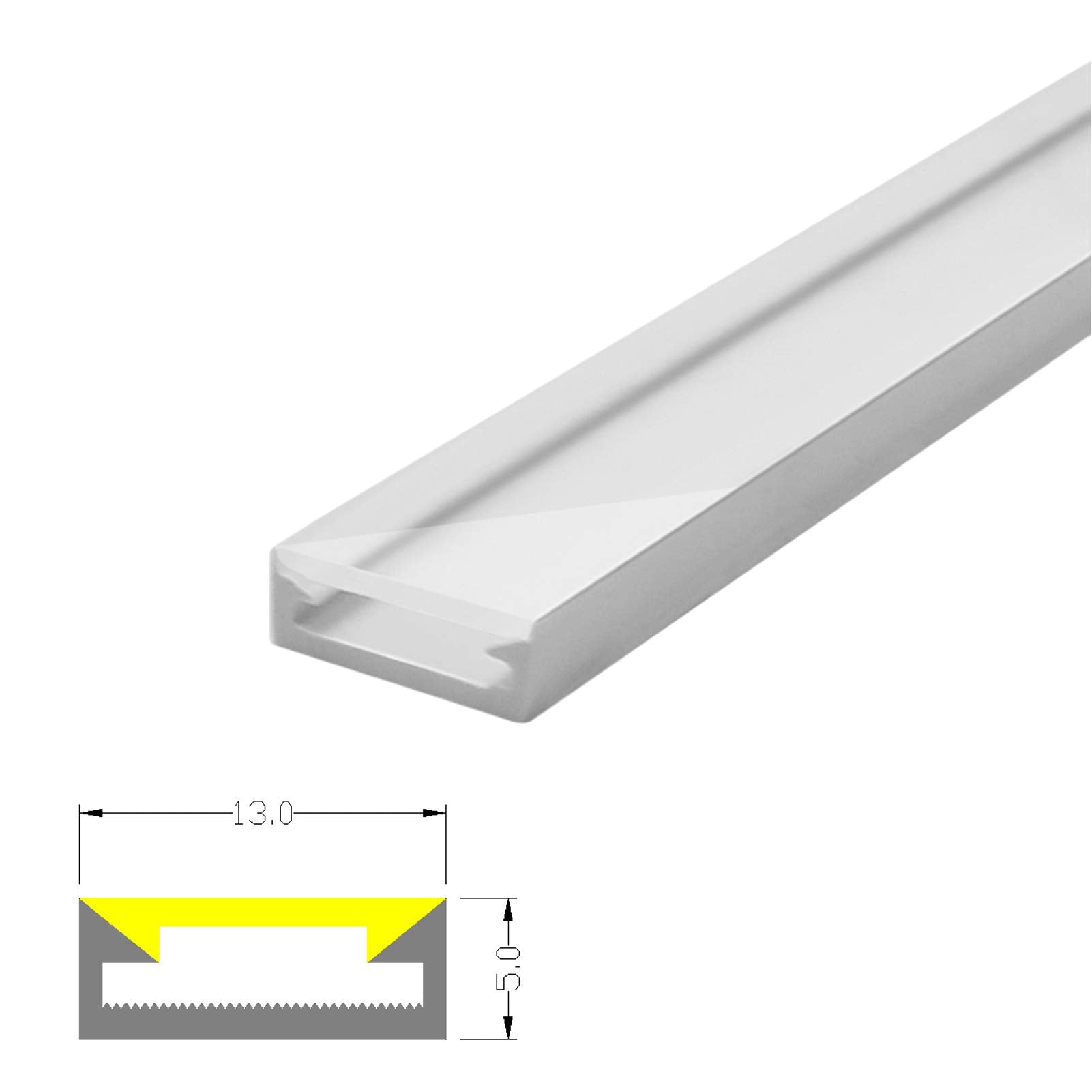Silicone Led Channel System, Neon Tube For 10Mm Diy Led Rope Light Strip, Aluminum Profile New Substitutes, Waterproof Ip67,13X5
