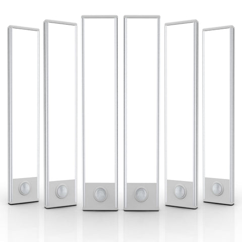 AVEVA 6 Pack Wireless Under Cabinet Lights, 32 LED Motion Sensor