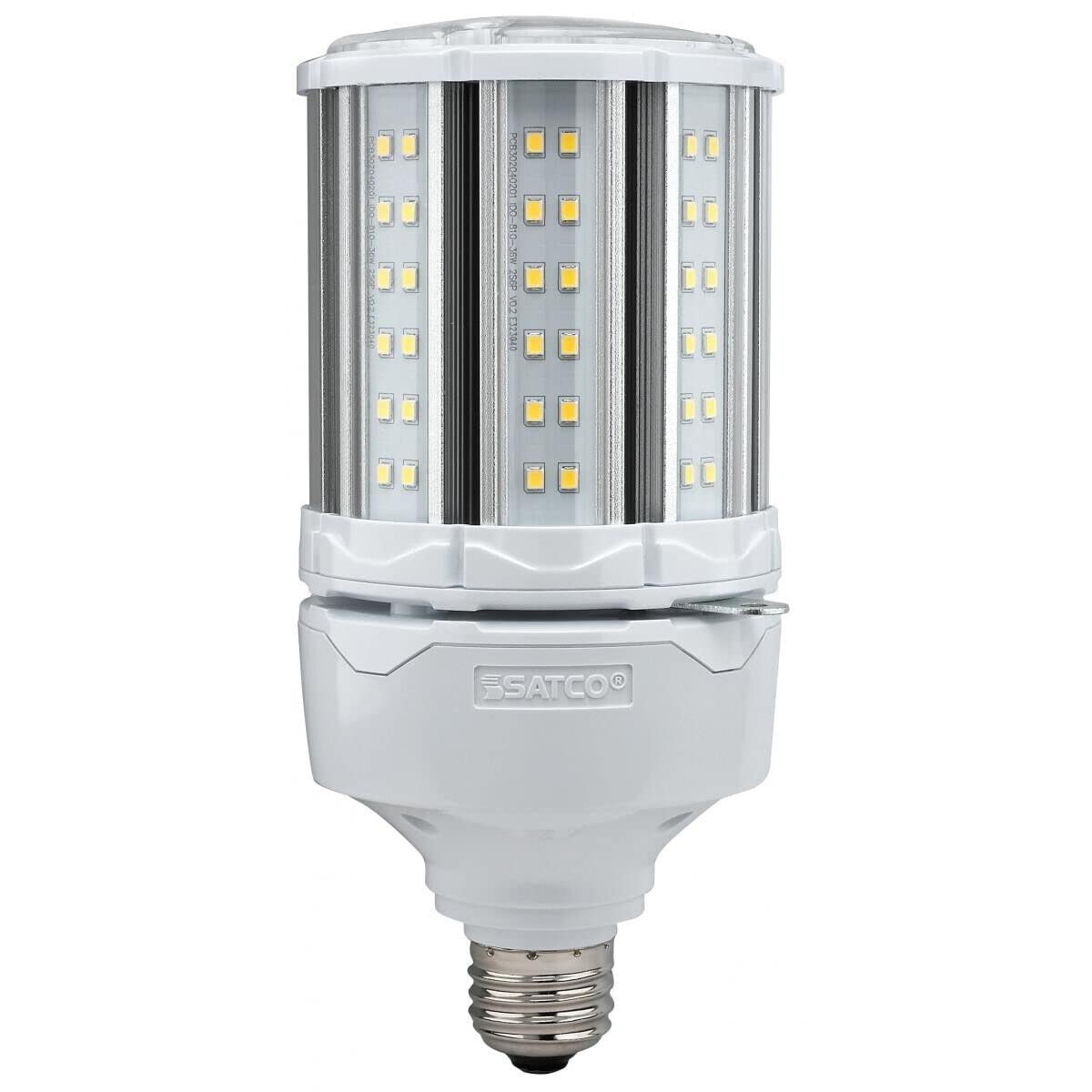 Satco S39392 Hi-Pro Omni-Directional High-Lumen Led Corncob Lamp, Hid-Replacement, Industrial And Commercial Application, 100-27