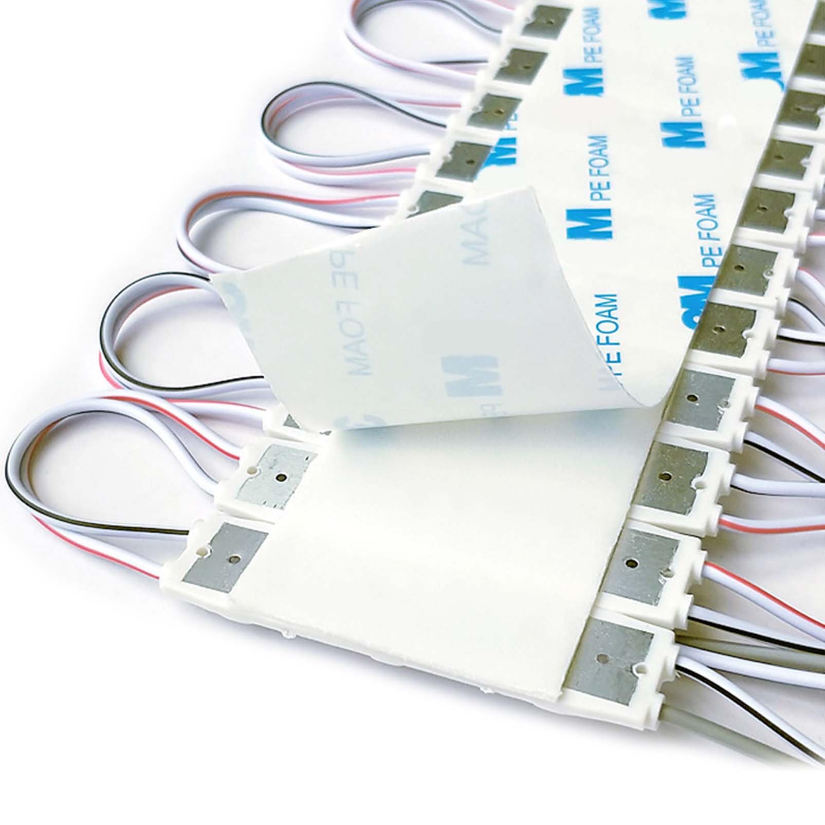 20 Pcs Red Led Module, 12V Super Bright 2835 3 Led Module Waterproof Decorative Light For Advertising Letter Sign. (20, Red)