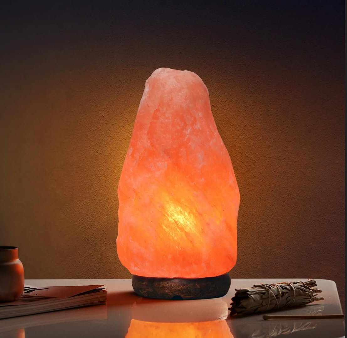 Genri ( 3-4 Kgs ) Himalayan Rock Salt Lamp in Natural Shape for Positive Energy, Vastu, Fengshui, Healing, Peace, Harmony, Purif