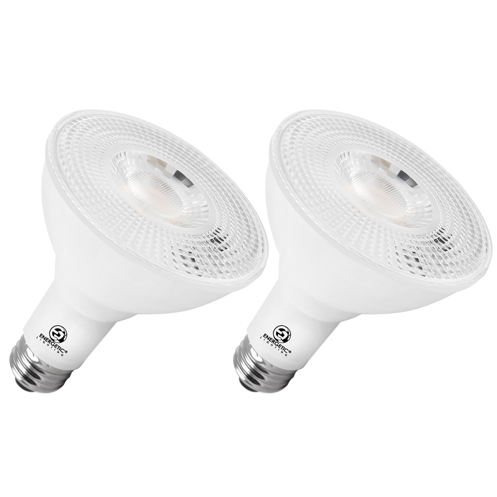 Energetic Par30 2-Pack Dusk To Dawn Led Outdoor Flood Light Bulb, 75 Watt Equivalent(11W), 850Lm, 5000K Daylight, E26 Base, Auto