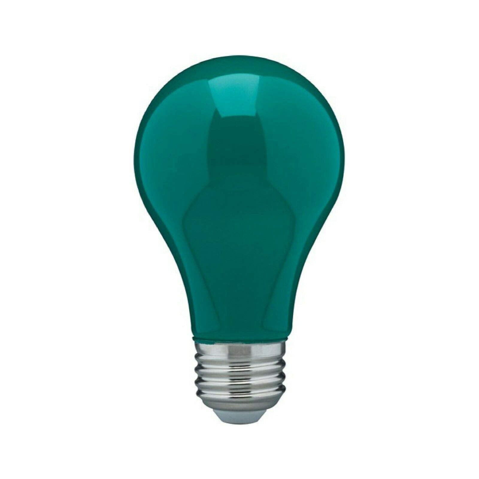 Kor (Pack Of 4) 25 Watt Ceramic Green A19 Incandescent Light Bulb - 130V - Standard E26 Base (Medium) - 25A/G - 25A19/G - 25W