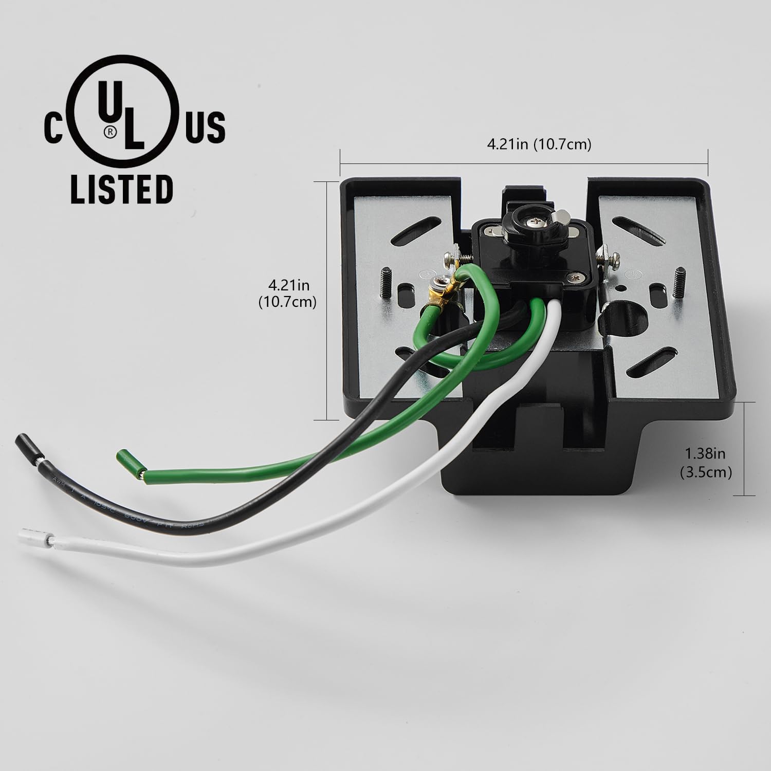 Vanoopee H Track Canopy Connector Black - Compatible With Halo Track System, Easy Install