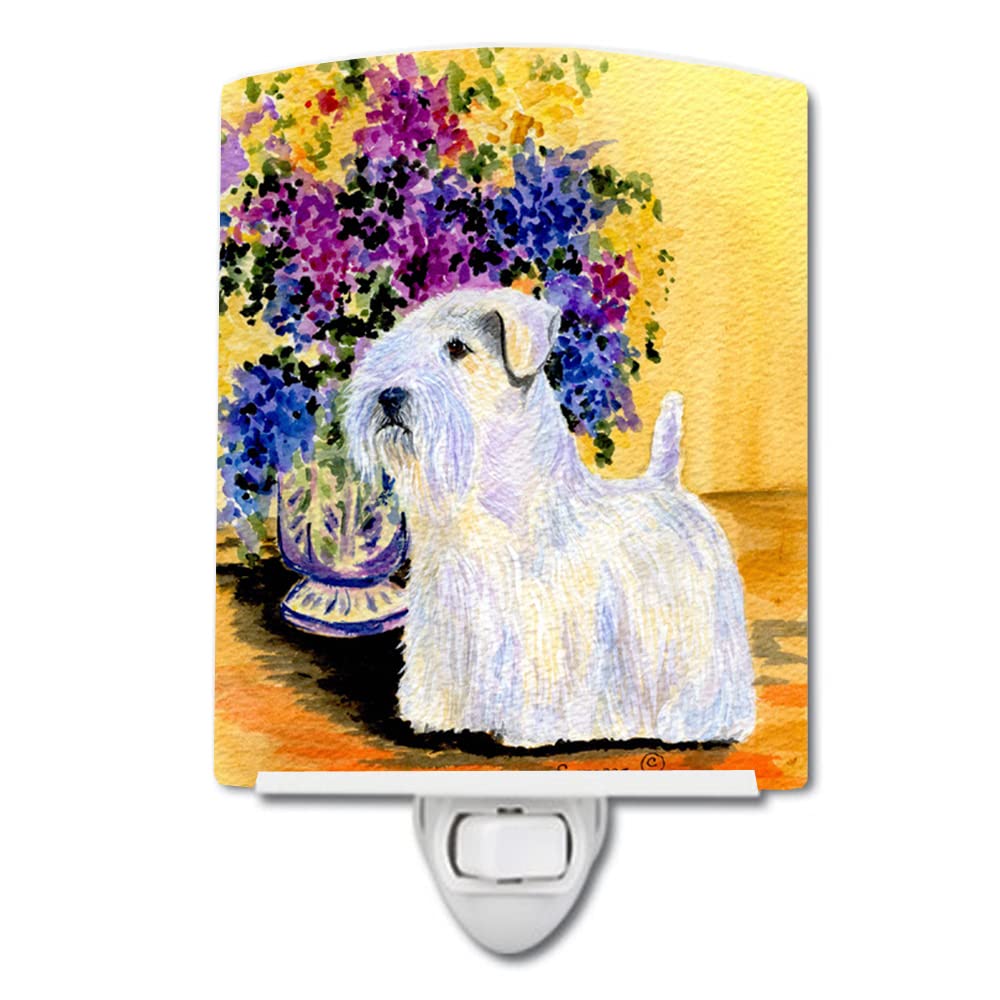 Carolines Treasures Sealyham Terrier Ceramic Night Light, UL-Certified, 6x4x3in, Multicolor, Model SS8307CNL