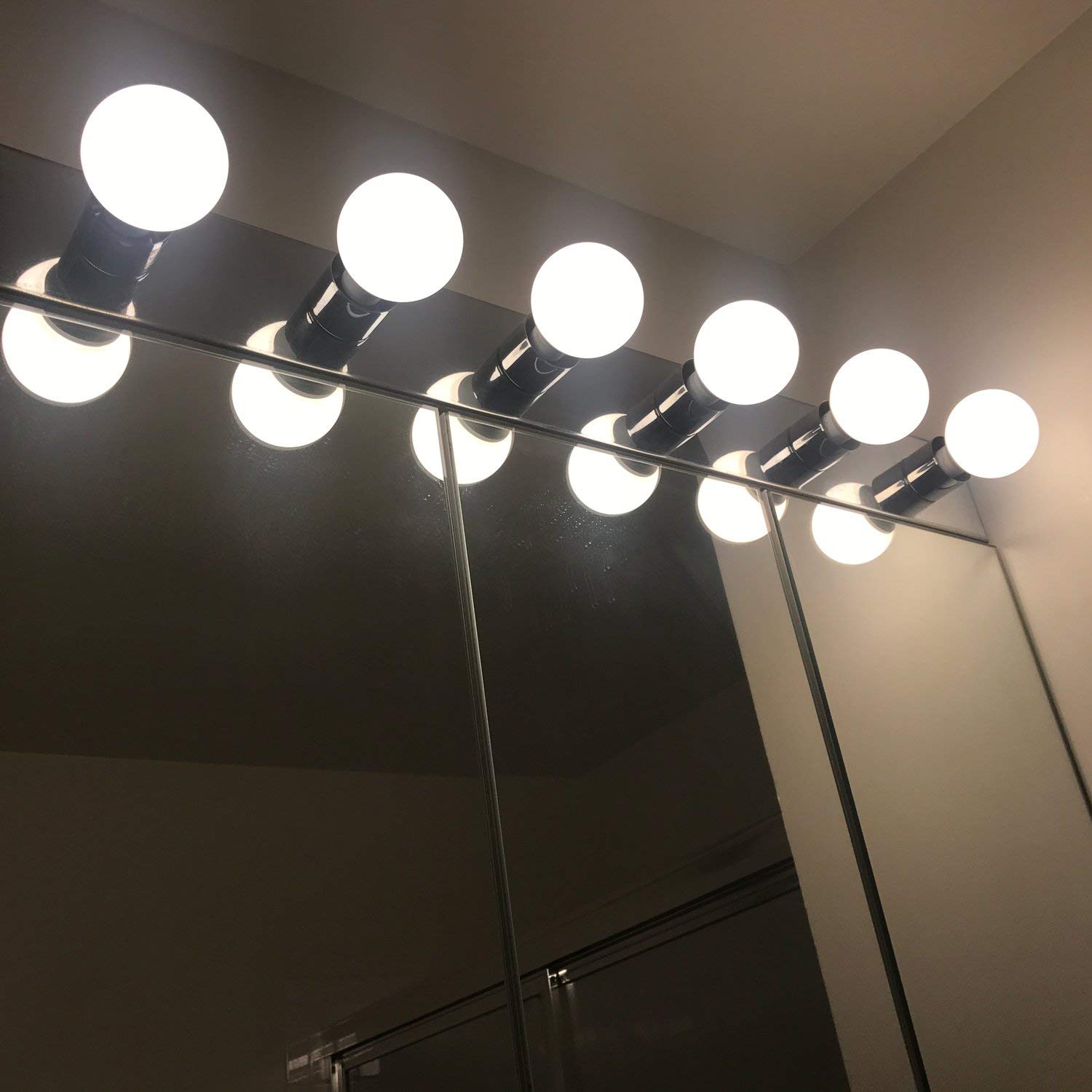 Maxxima G25 Led Light Bulbs - 450 Lumens, 4000K Neutral White Light, 40 Watt Equivalent, Featuring An E26 Base For Indoor Use, P